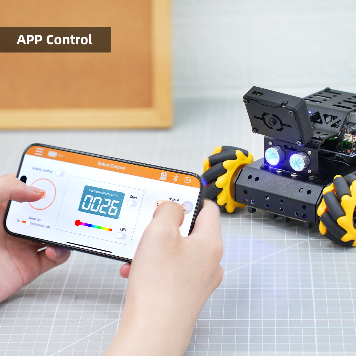 Hiwonder miniAuto AI Vision Robot Base on Arduino UNO R3 Controller with 360° Omnidirectional Mecanum Wheels, Supports Arduino Programming Hiwonder miniAuto AI Vision Robot Base on Arduino UNO R3 Controller with 360° Omnidirectional Mecanum Wheels, Supports Arduino Programming